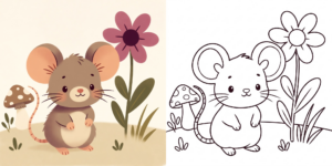 ft - maus ausmalbild ft