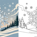ft - schneeflocke ausmalbild ft