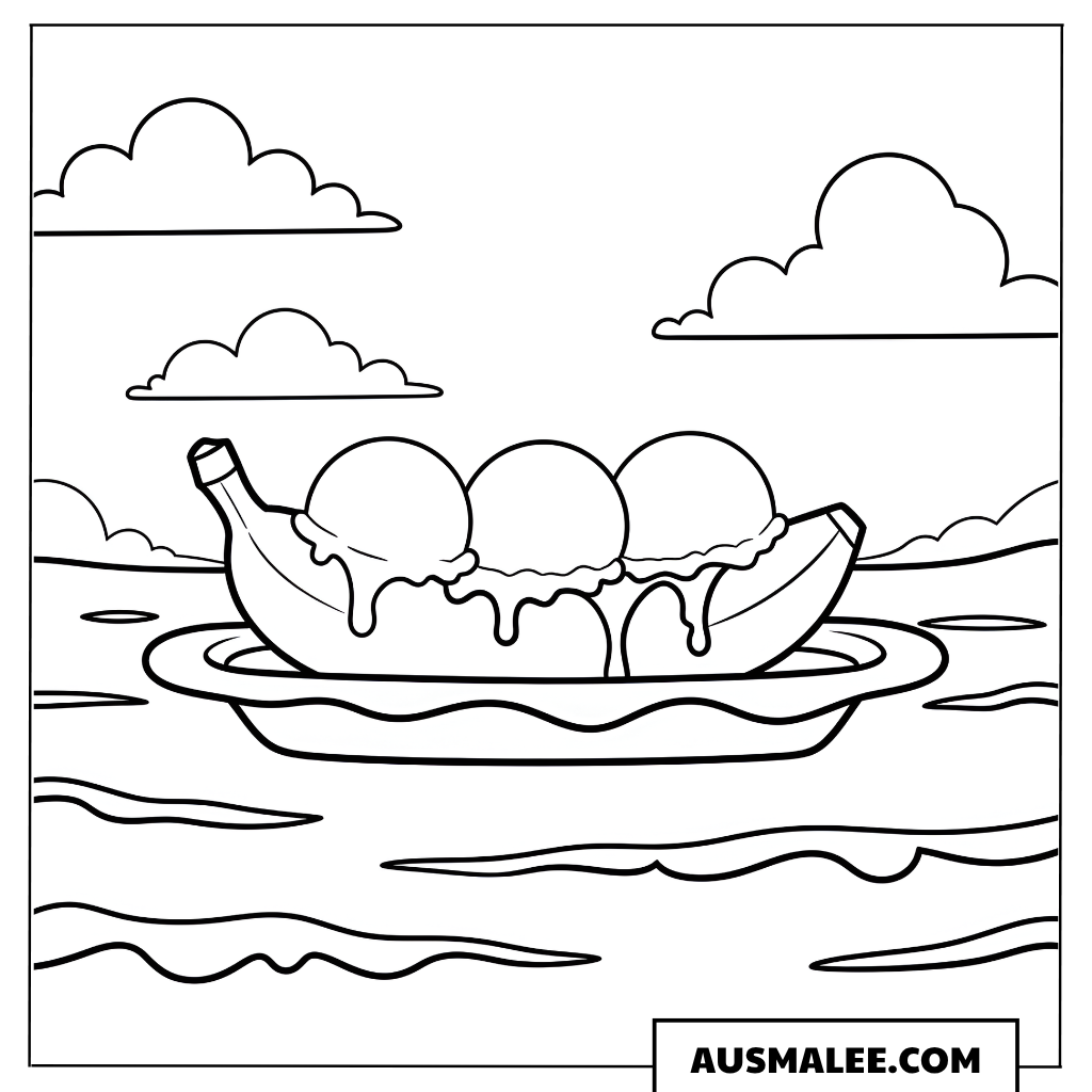 Ausmalbild Eisboot