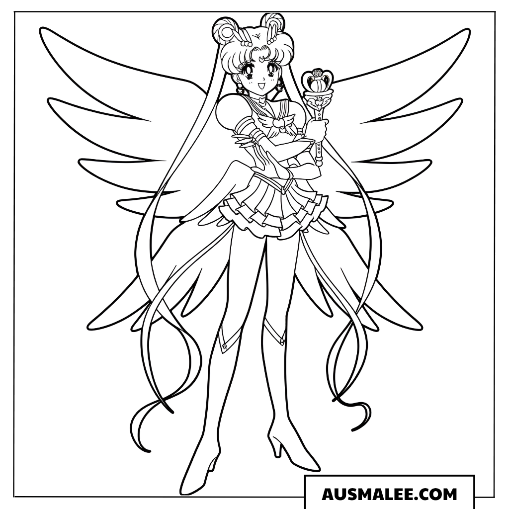 Ausmalbild Eternal Sailor Moon