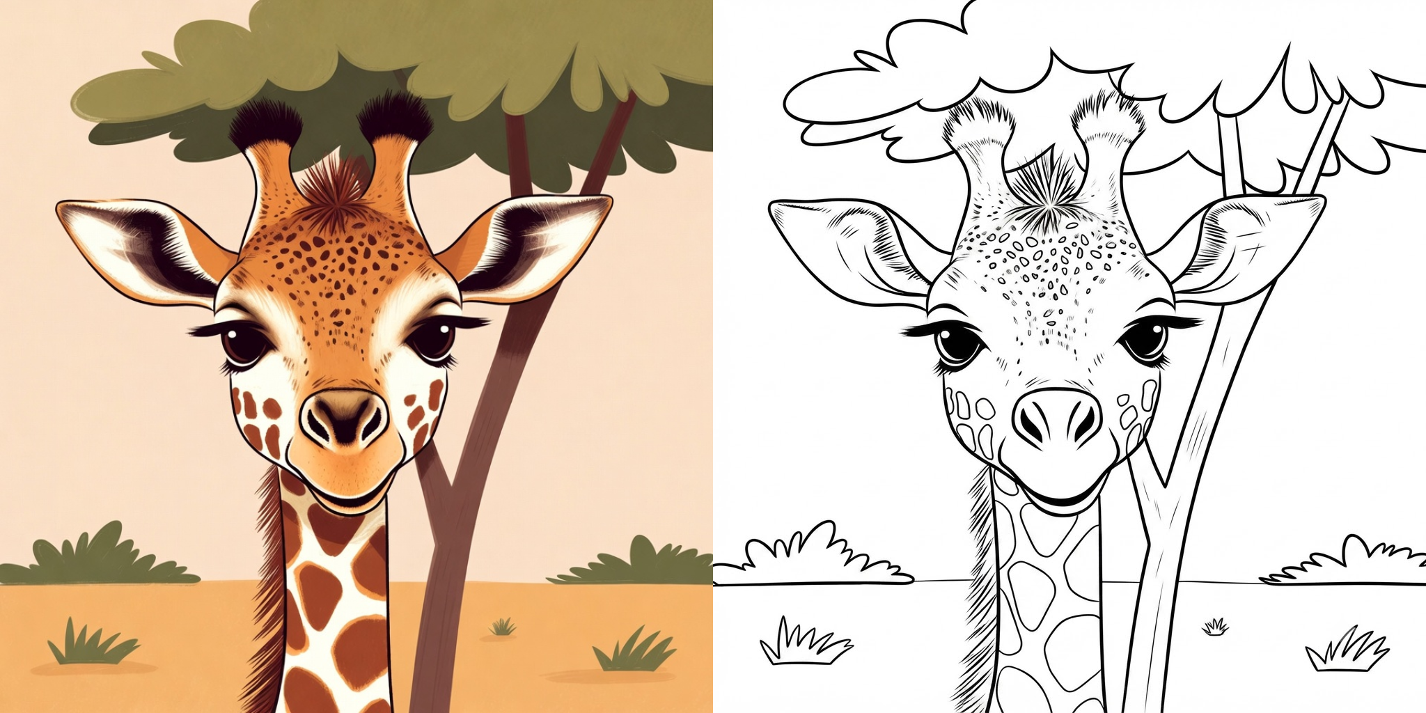 ft - baby giraffe ausmalbild ft