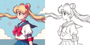 ft - sailor moon kostüme zum ausmalen ft